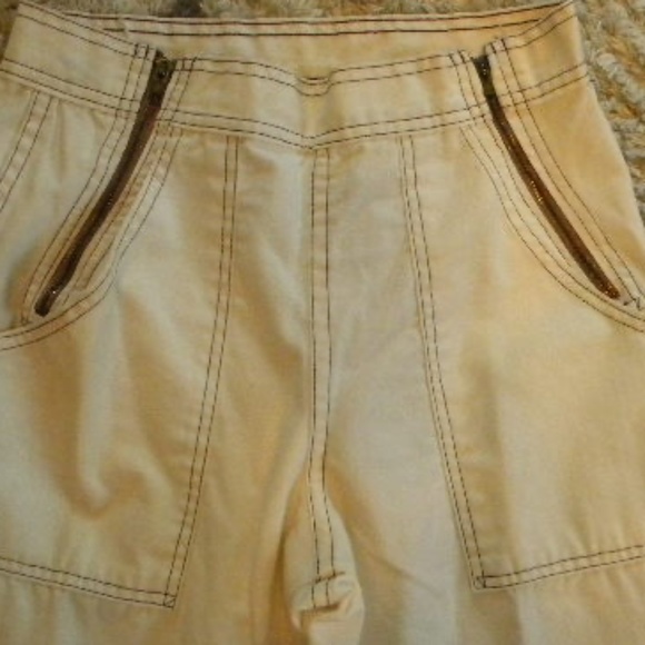Vintage RETRO Bottoms UP front side zip  bell bottom jean - Picture 9 of 15
